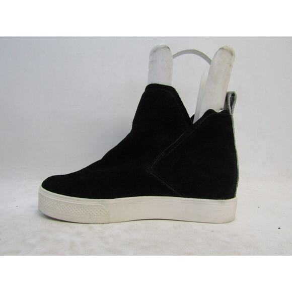 DV Dolce Vita Womens Size 8 M Black Suede Hidden Wedge Ankle Boots Bootie - Picture 2 of 11